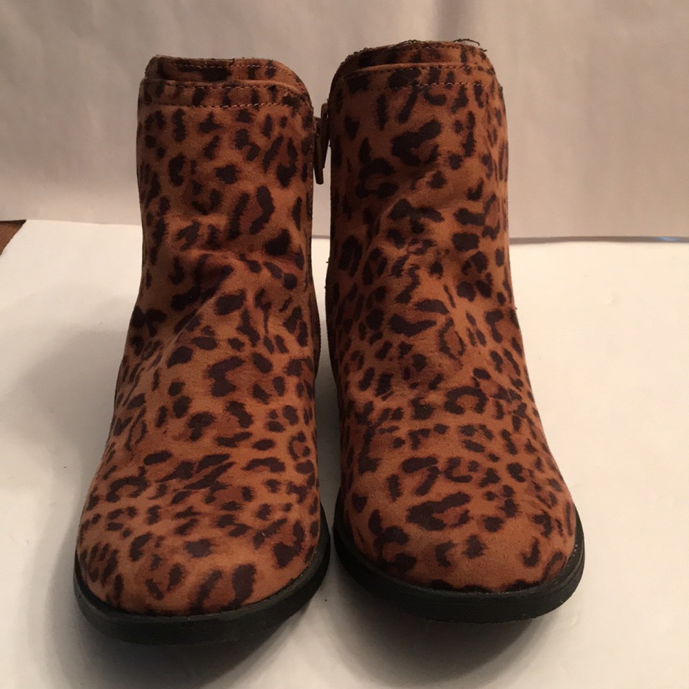 Stevies Leopard Booties 6